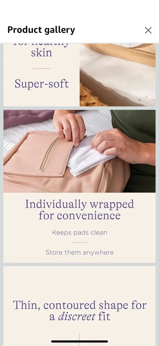 Lansinoh Stay Dry Nursing Pads - 60 Count image indicator(5)