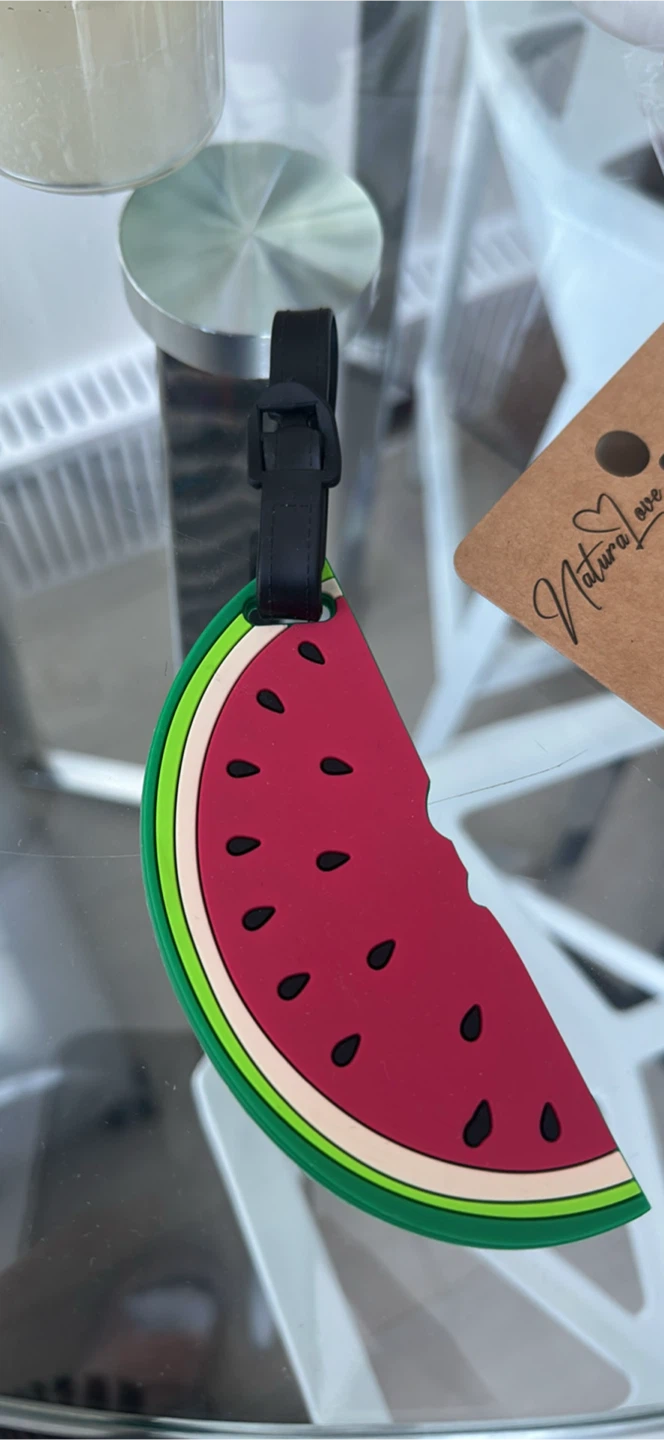 Watermelon Luggage Tag - Fun Travel Accessory