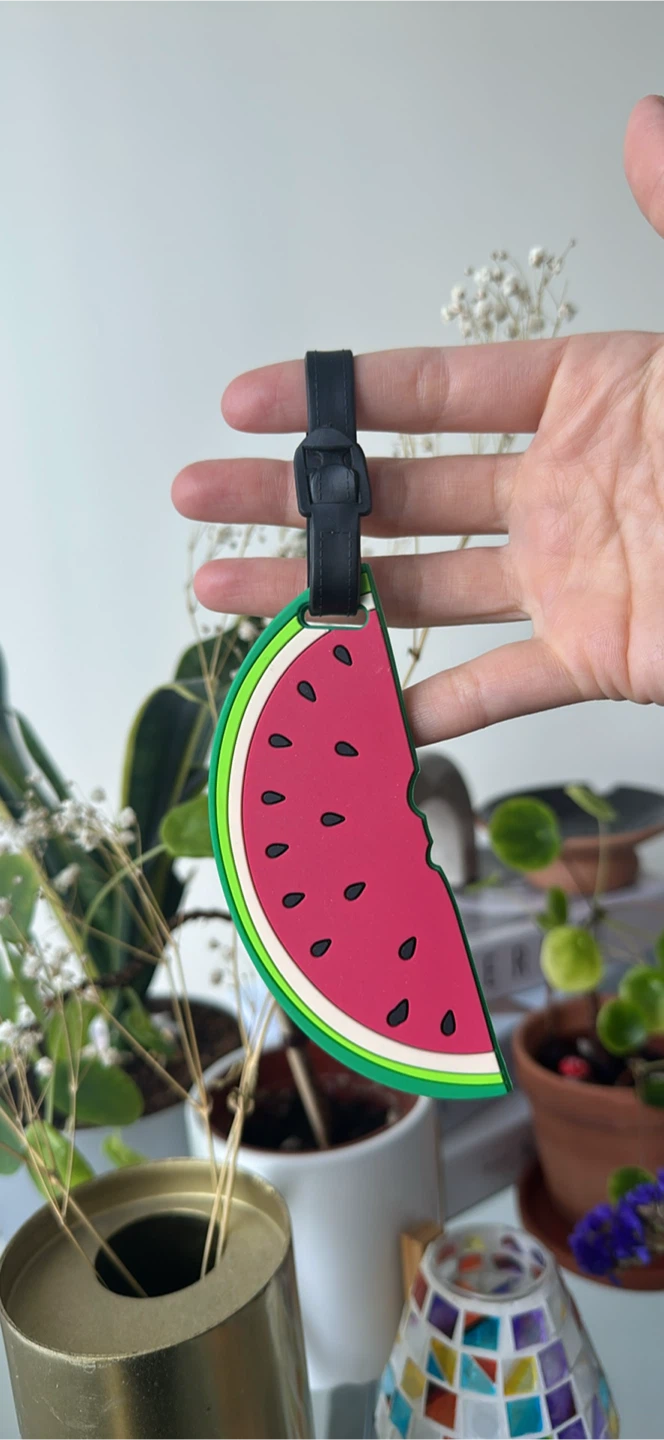 Watermelon Luggage Tag - Fun Travel Accessory - photo 2
