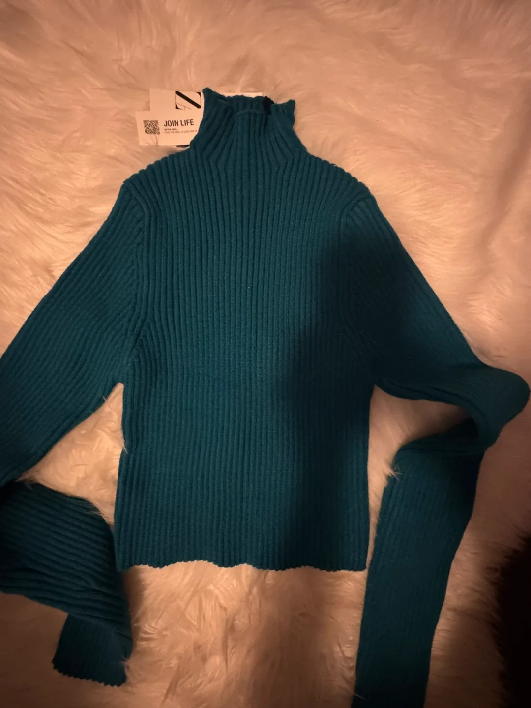 Zara Knit Top - Teal, Size S image indicator(2)