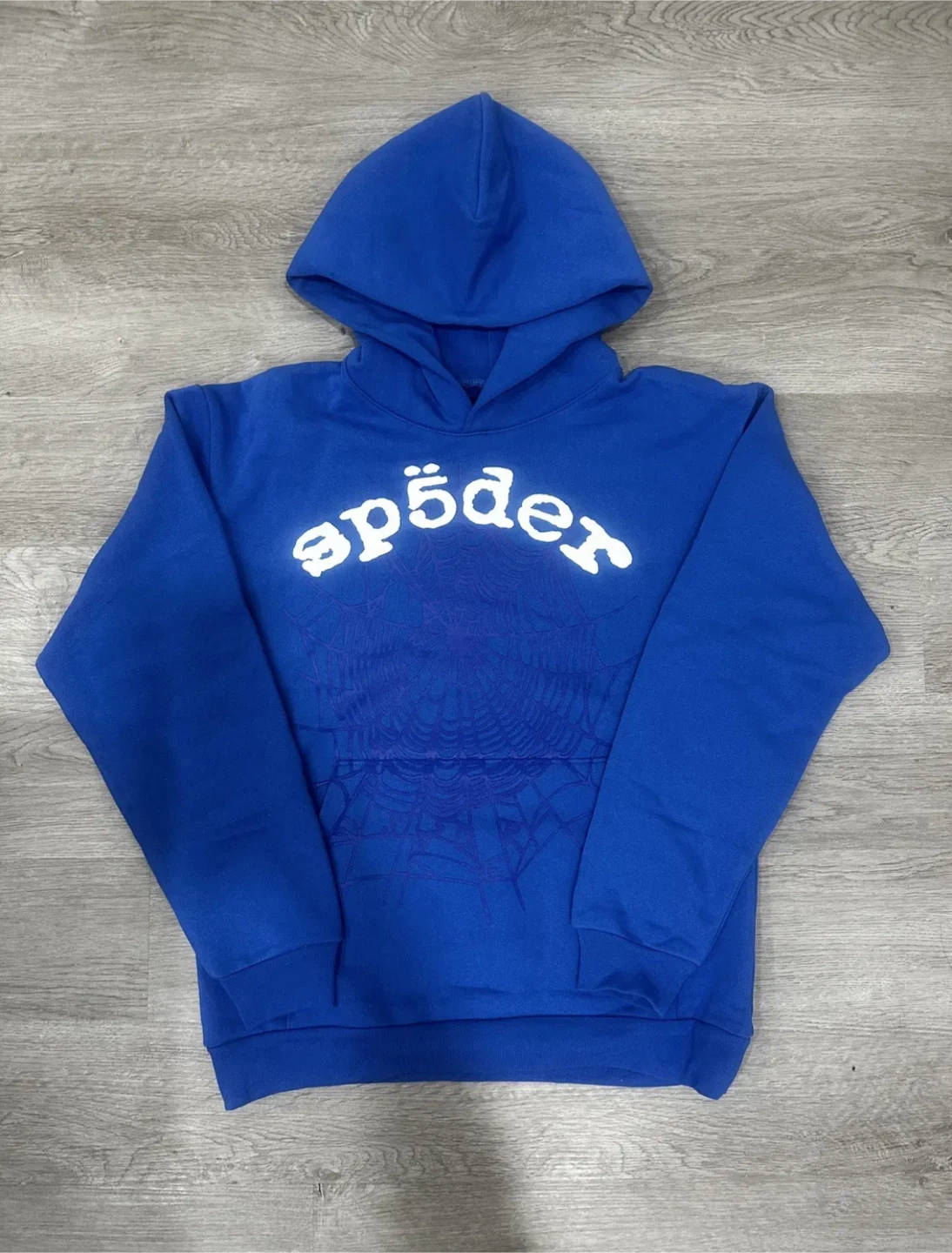 SP5DER Legacy Blue Hoodie