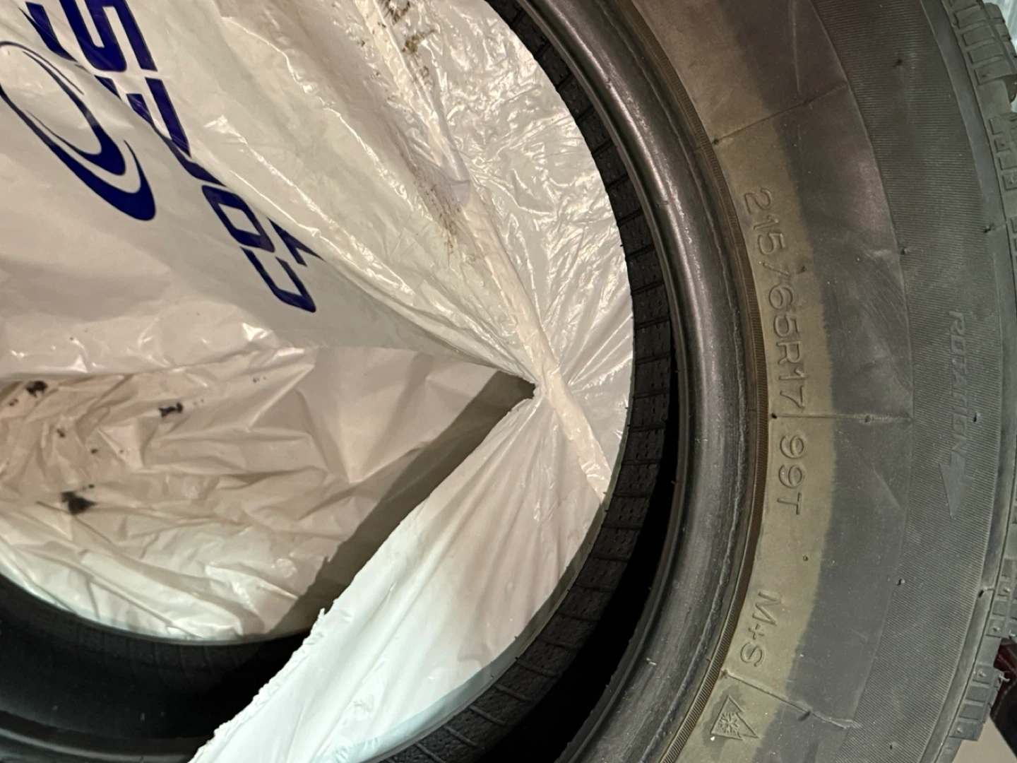 215/65 R17 Winter Tires Brand: Uniroyal Tiger Paw Ice and Snow 3 - photo 4