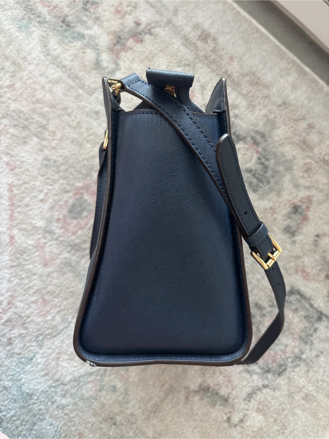 Michael Kors Navy Blue Satchel - photo 3