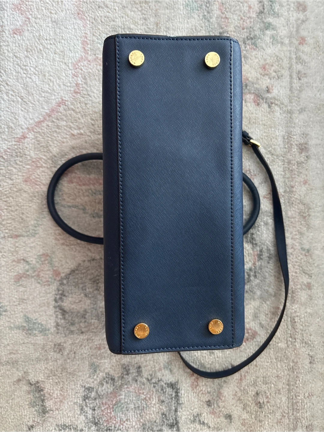 Michael Kors Navy Blue Satchel - photo 4