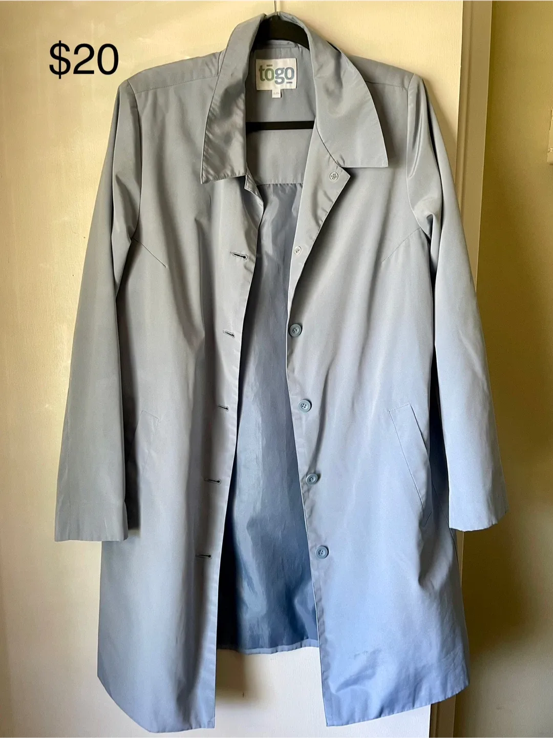 Togo Blue Raincoat - Size L thumbnail