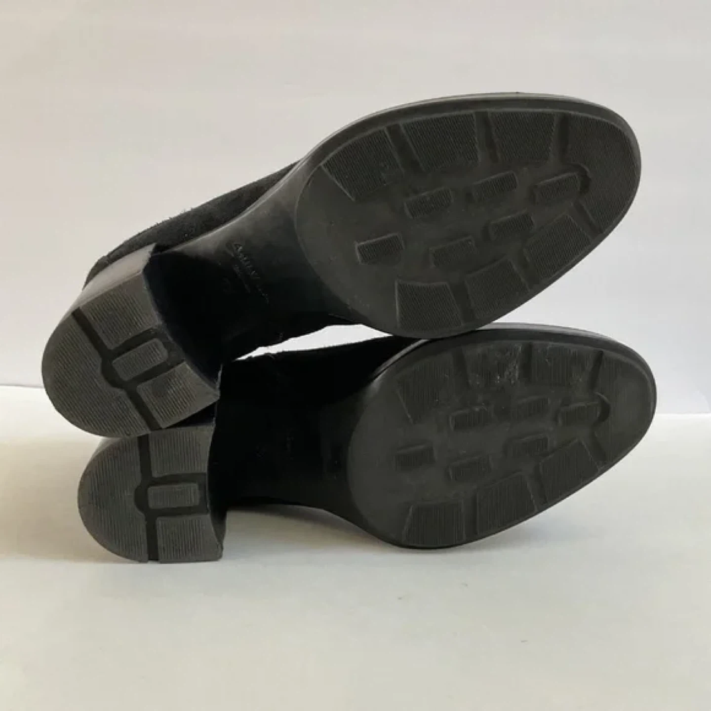 Aquatalia Black Suede Ankle Boots Size 7.5 - photo 3