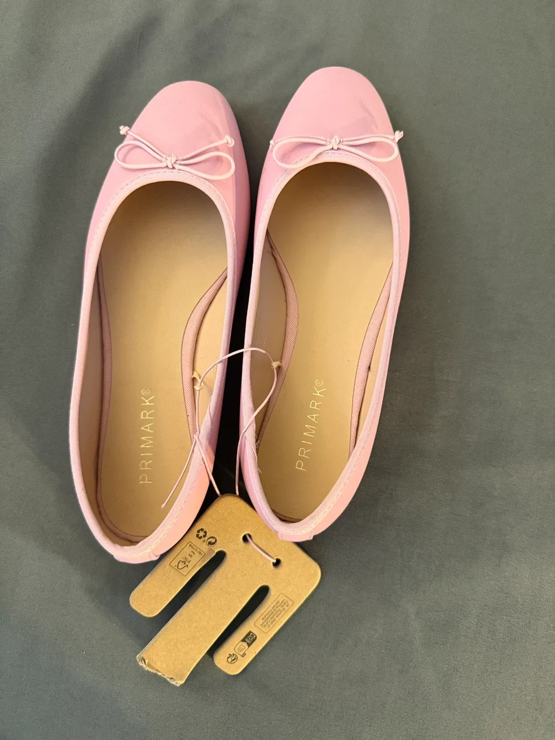 Primark Pink Ballet Flats - Size 7 (Never worn) thumbnail