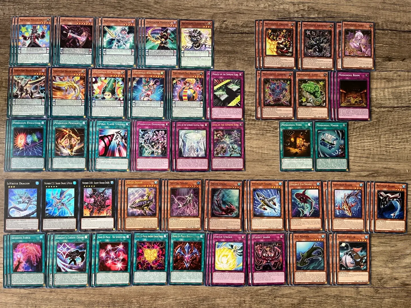 Yugioh Cards - Pendulum, Mimighoul, Shark XYZ thumbnail