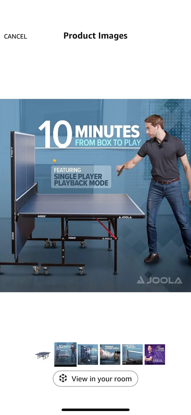 JOOLA Inside 15 Indoor Table Tennis Table - New! image indicator(5)