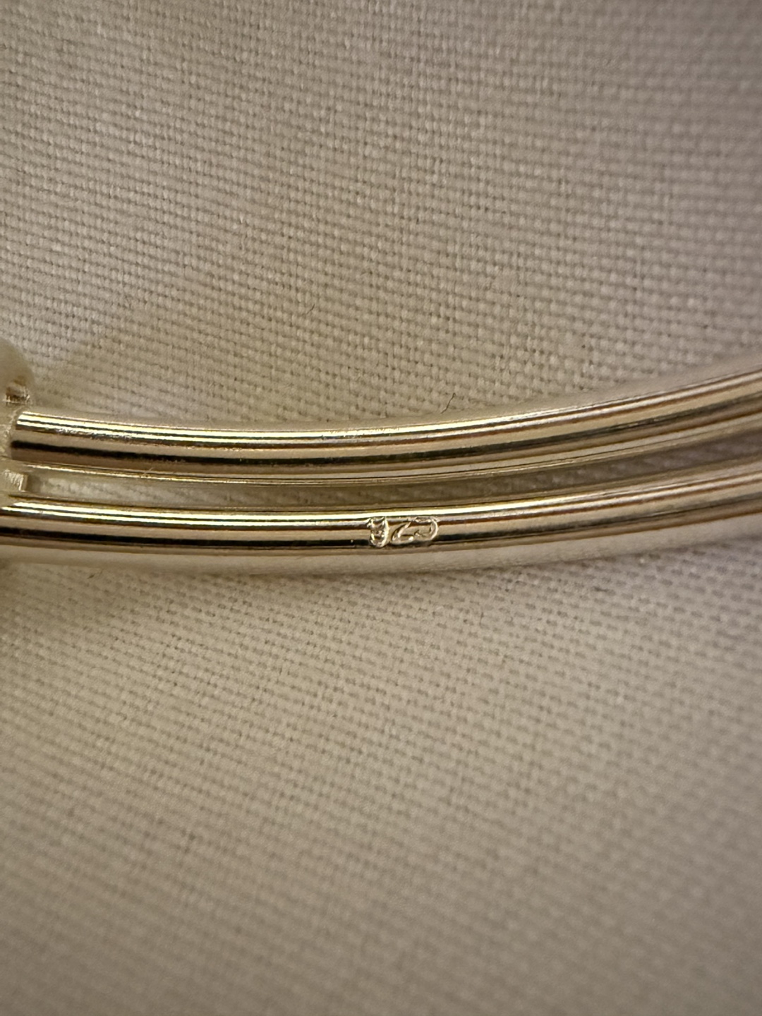 Sterling Silver Bangle Bracelet with Beads - photo 3