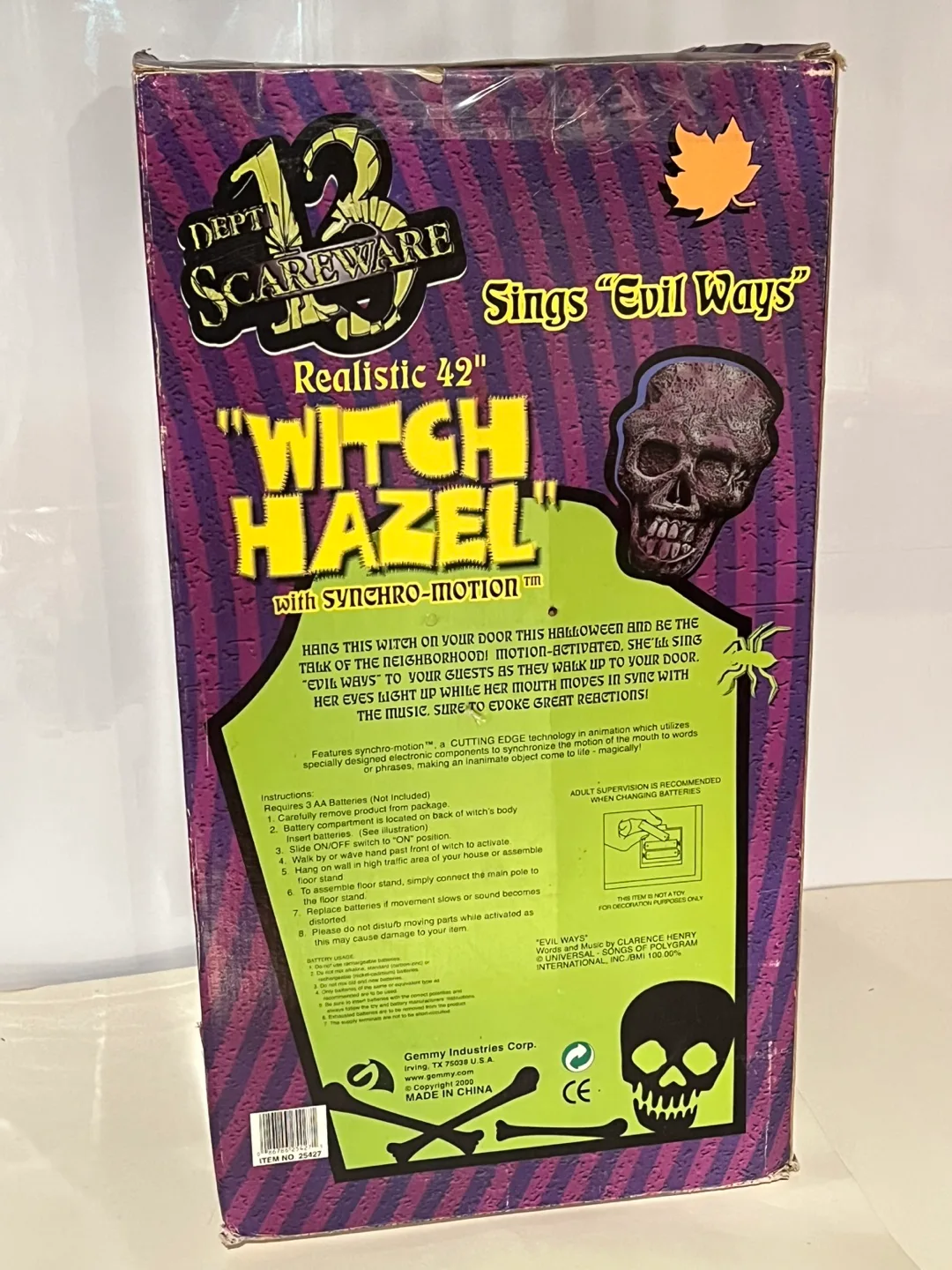Dept 13 Scareware Witch Hazel Animated Prop image indicator(3)