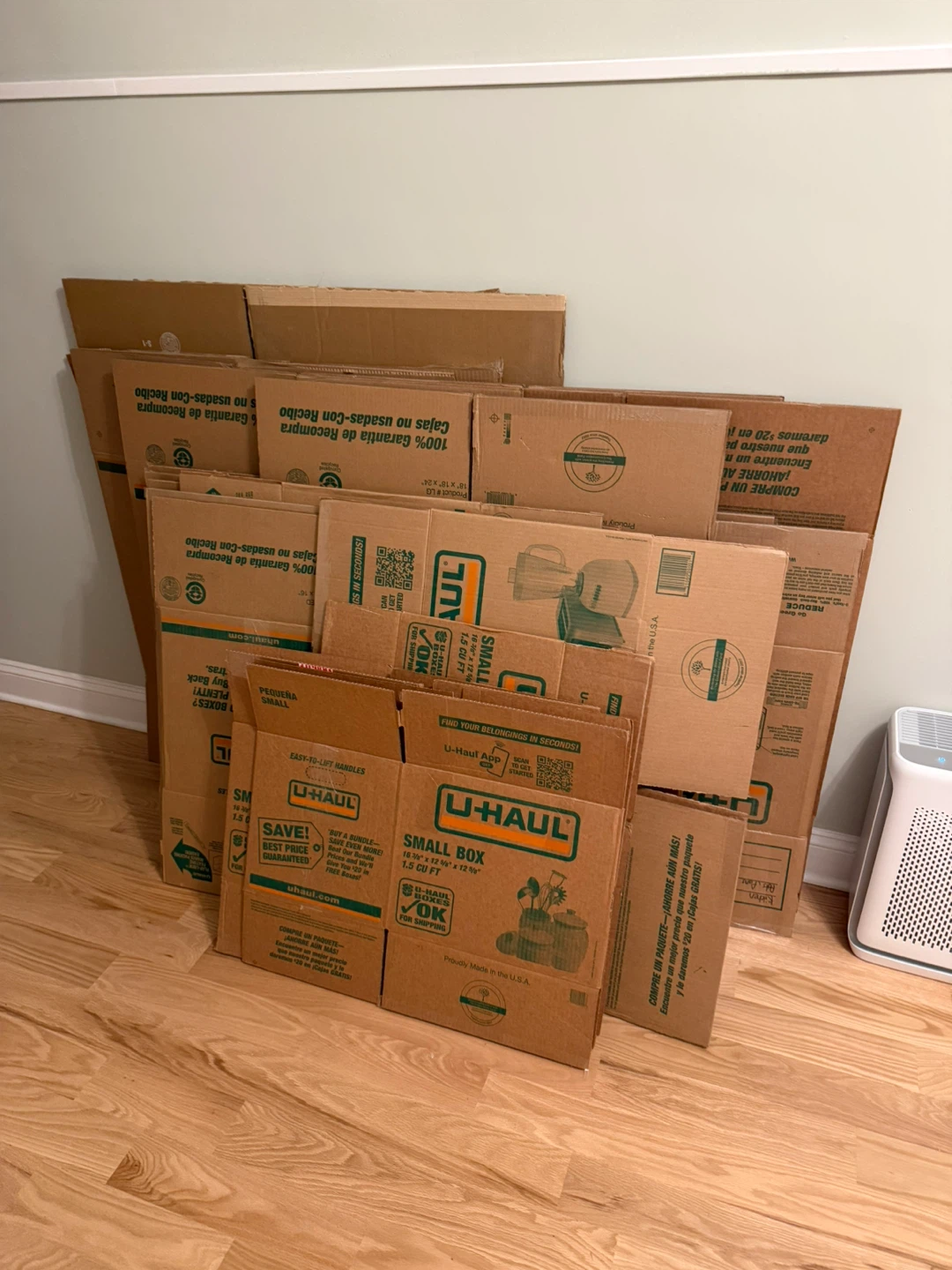 U-Haul Moving Boxes
