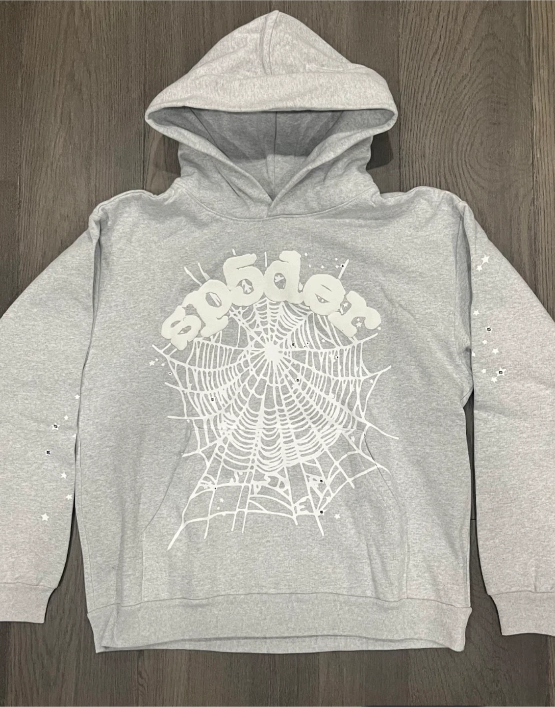 Sp5der Grey Hoodie