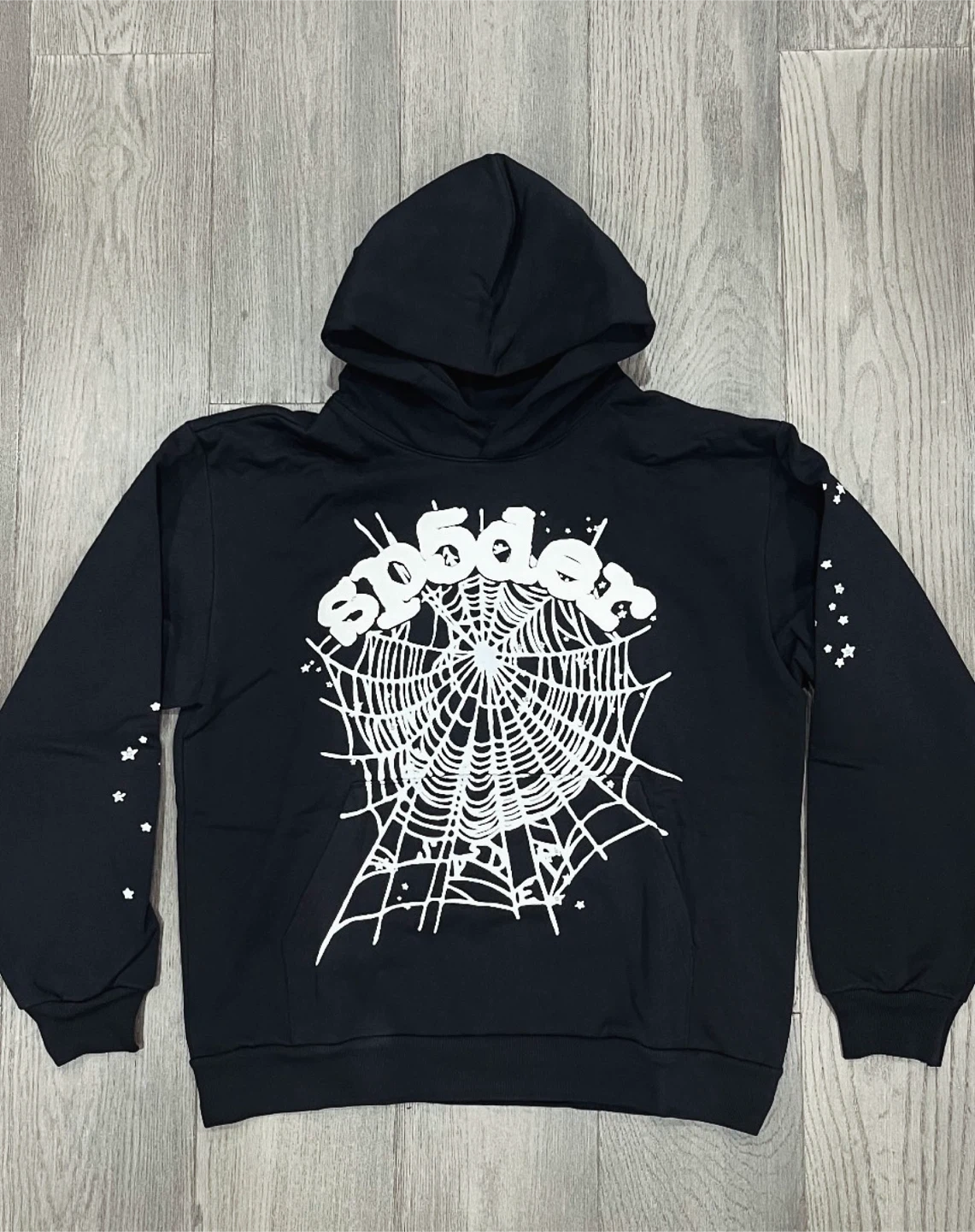 Sp5der Black Hoodie