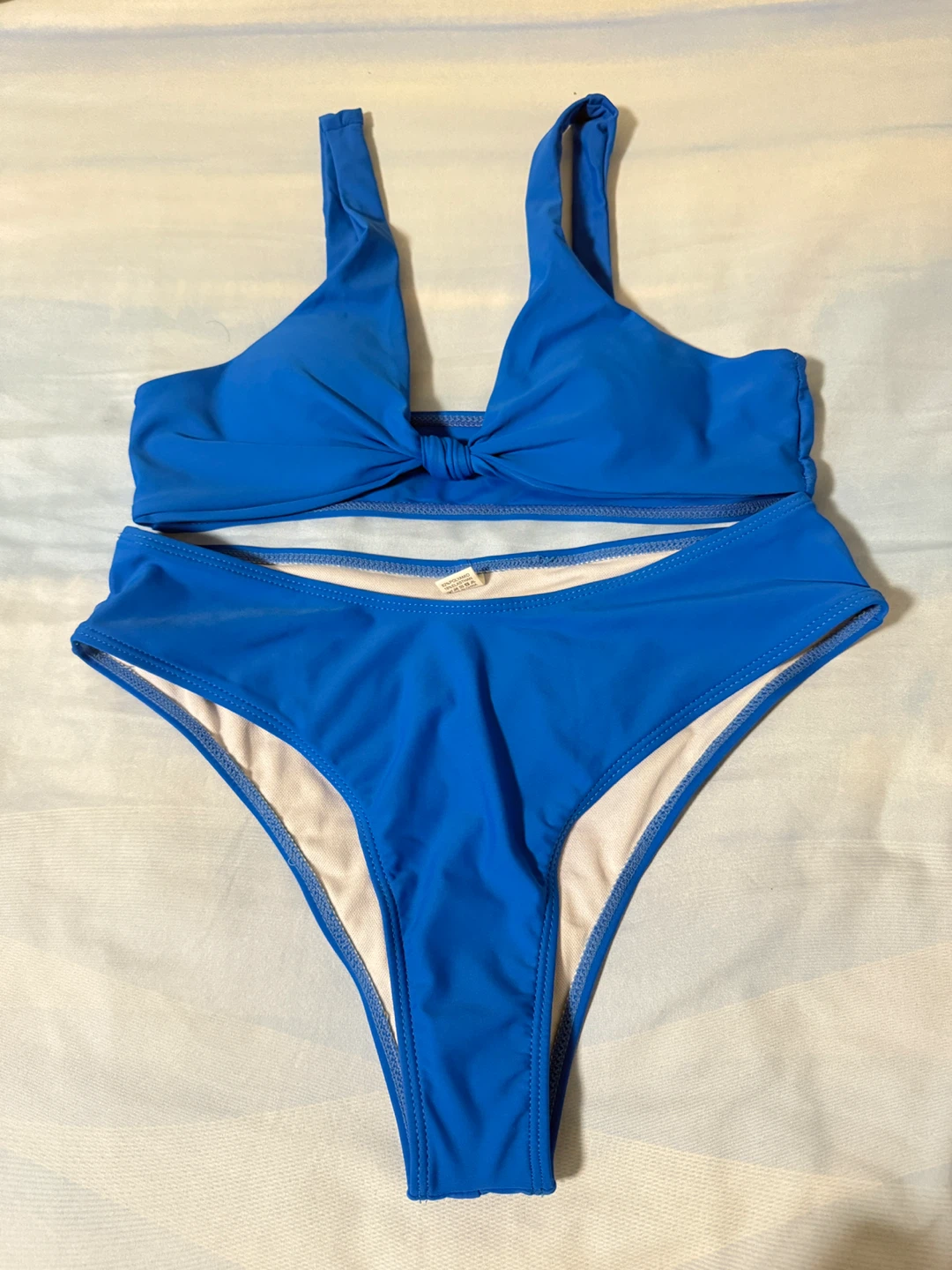 Blue Two-Piece Swimsuit