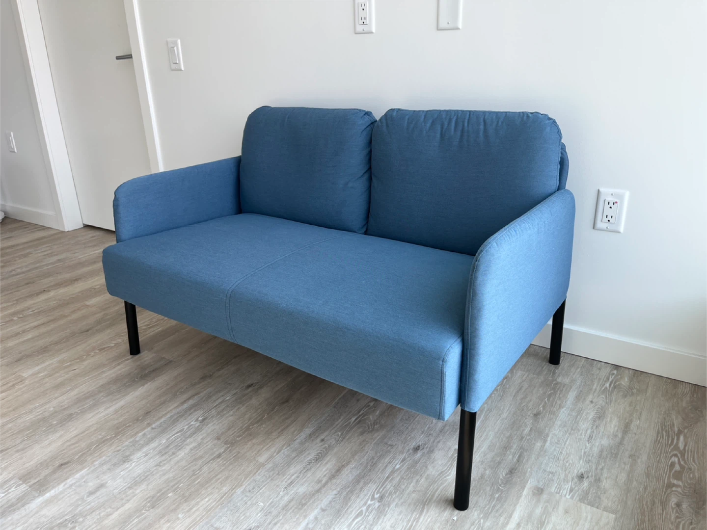 Blue Loveseat Sofa
