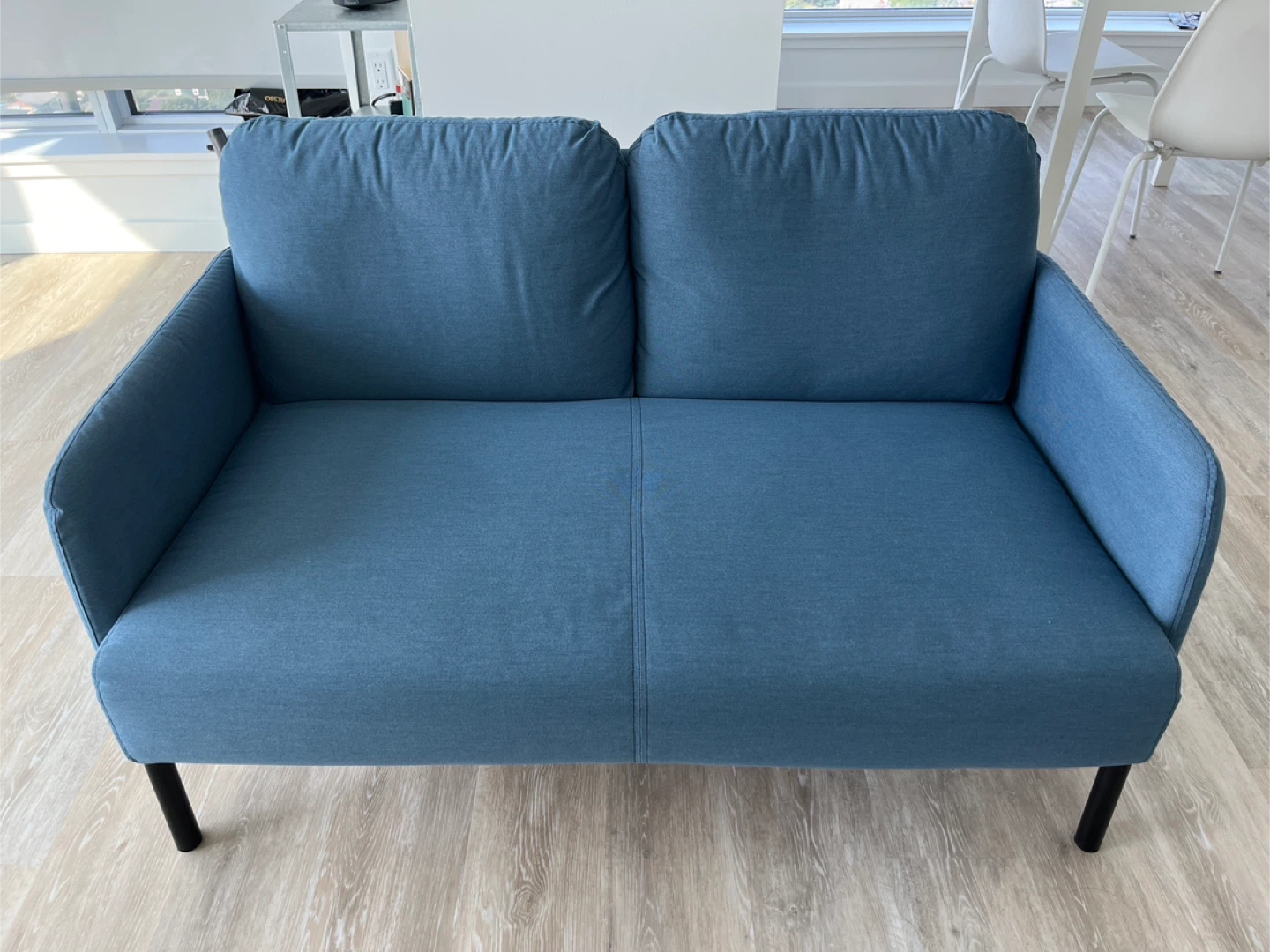 Blue Loveseat Sofa - photo 2