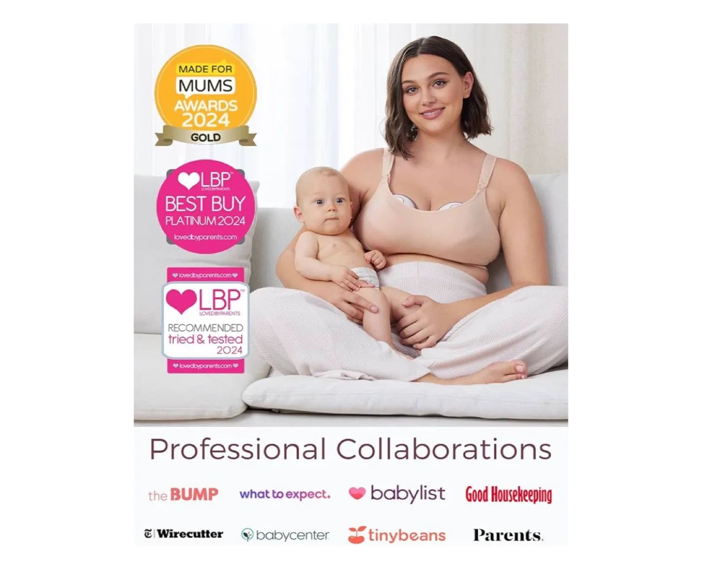 New! Momcozy M6 Wearable Breast Pump - Cozy Red, 2 Count image indicator(7)