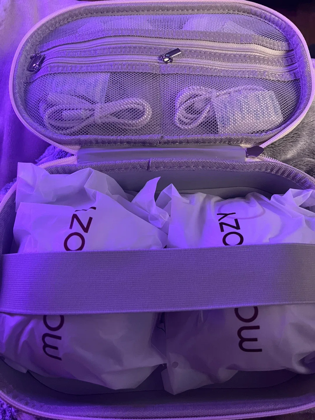 New! Momcozy M6 Wearable Breast Pump - Cozy Red, 2 Count image indicator(8)