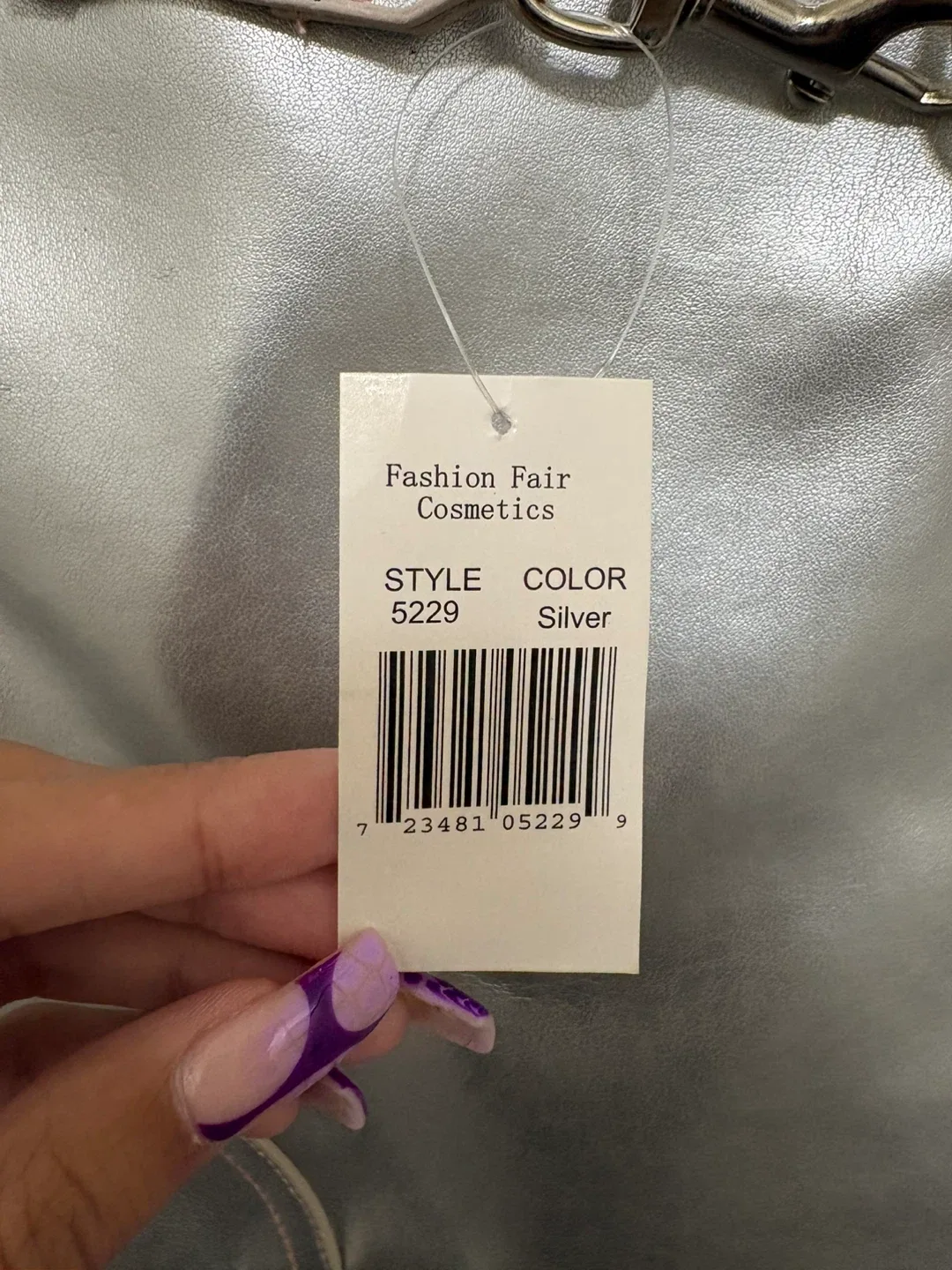 Fashion Fair Cosmetics Silver Tote Bag- NEW image indicator(5)