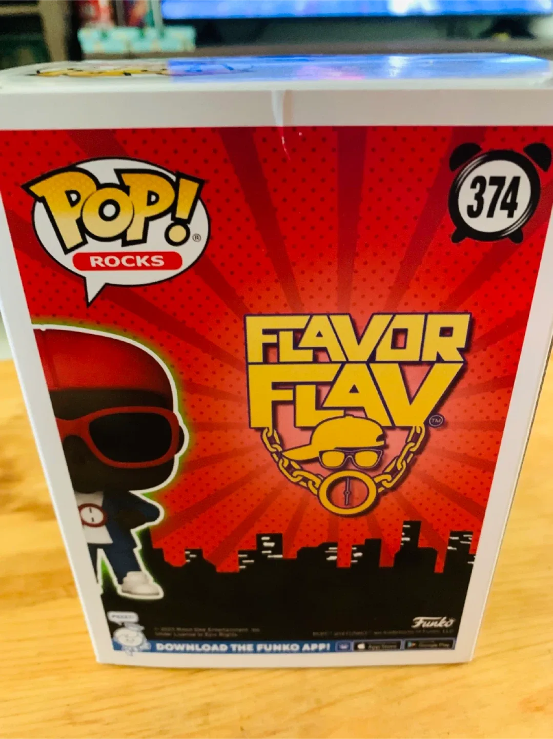 Funko Pop NEW Flavor Flav Vinyl Action Figure image indicator(4)