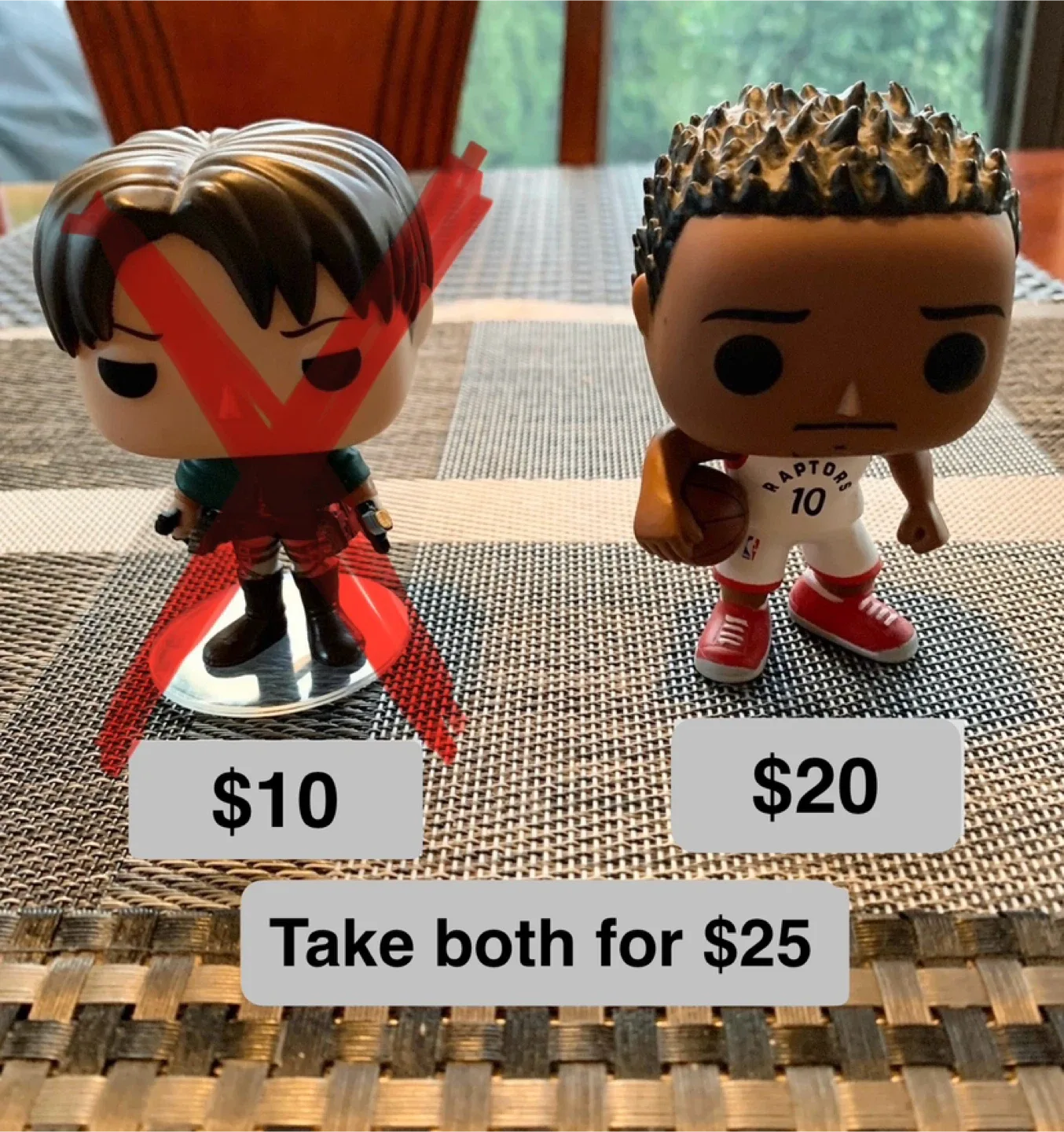 FUNKO POPS: Raptors DeRozan or Levi from Attack On Titan thumbnail