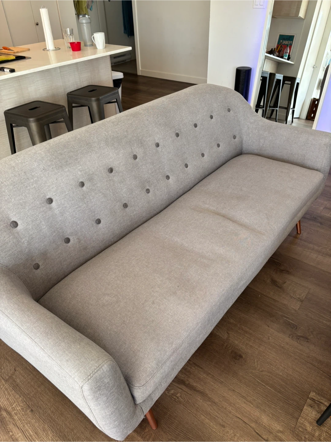 Grey Sofa - Gently Used - photo 3