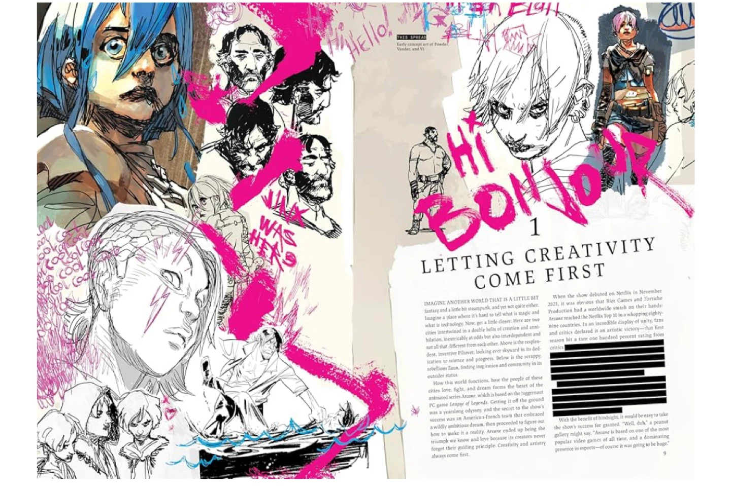 New! Arcane League of Legends Art and Making Book - photo 4