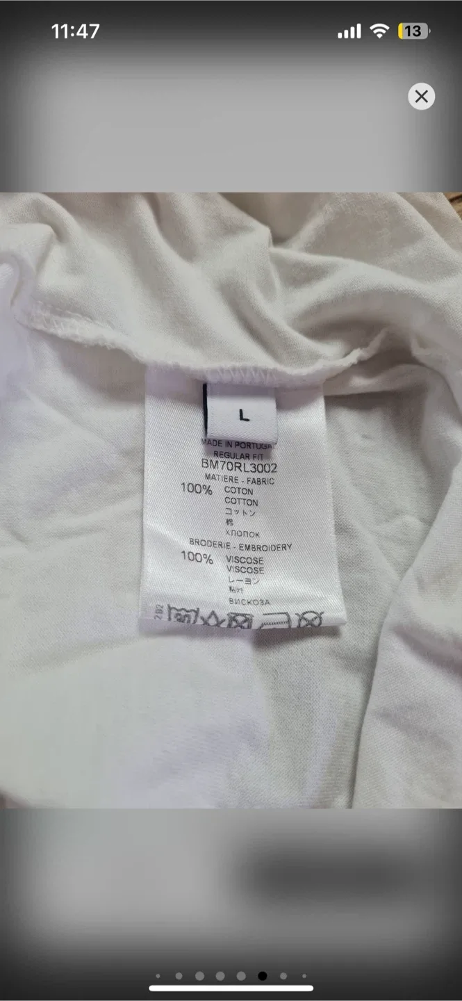 STEAL!!Givenchy Paris White T-Shirt (Size L) image indicator(5)