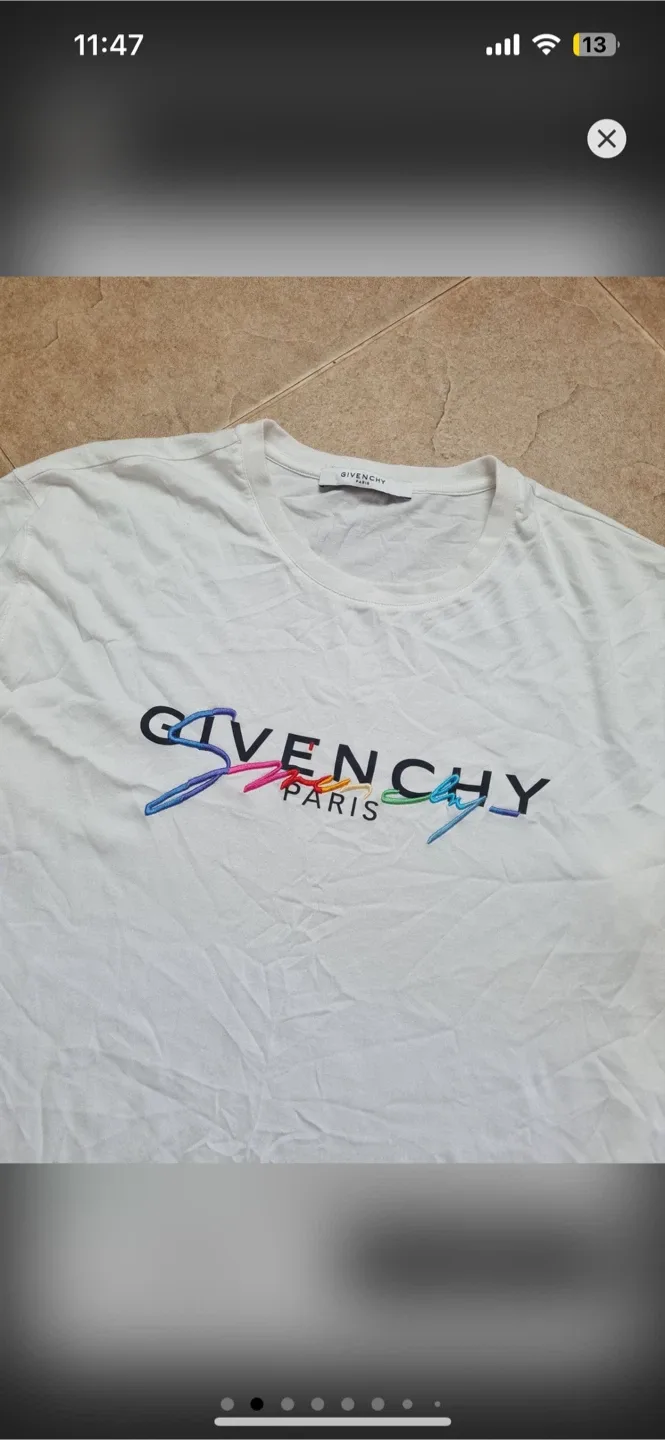 STEAL!!Givenchy Paris White T-Shirt (Size L) image indicator(2)