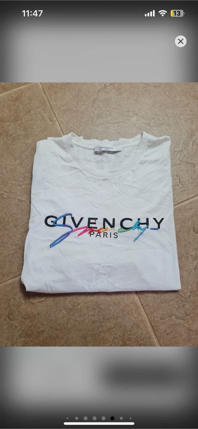 STEAL!!Givenchy Paris White T-Shirt (Size L) image indicator(3)