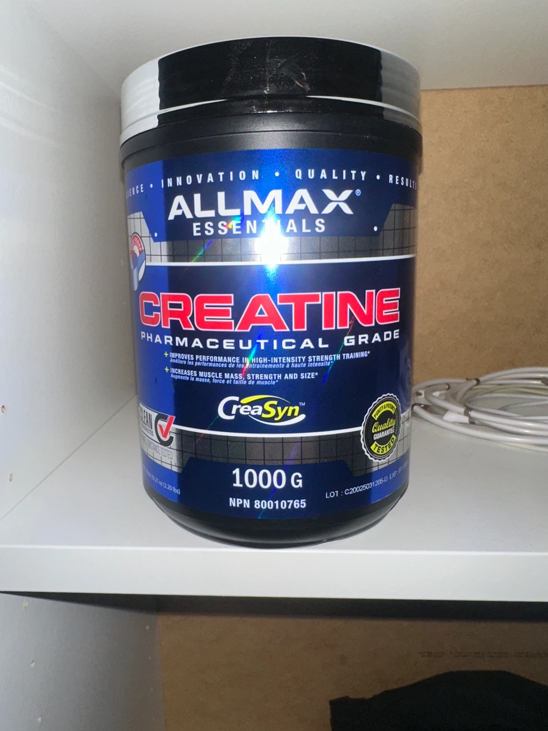 ALLMAX Creatine Pharmaceutical Grade 1000g