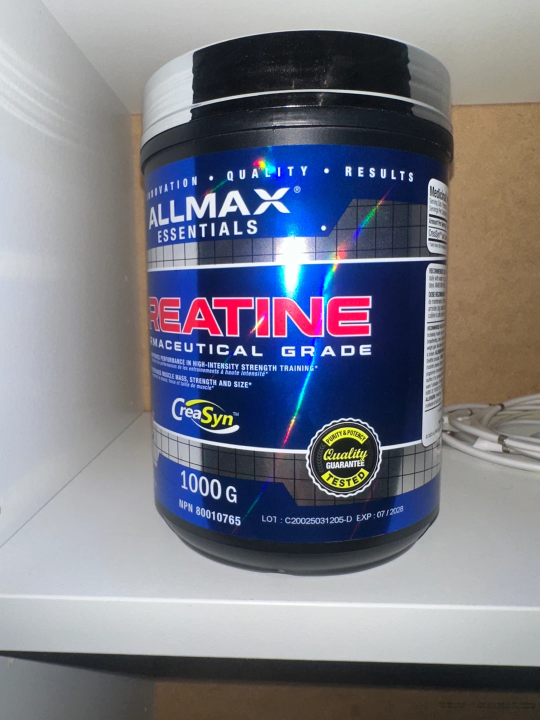ALLMAX Creatine Pharmaceutical Grade 1000g - photo 2