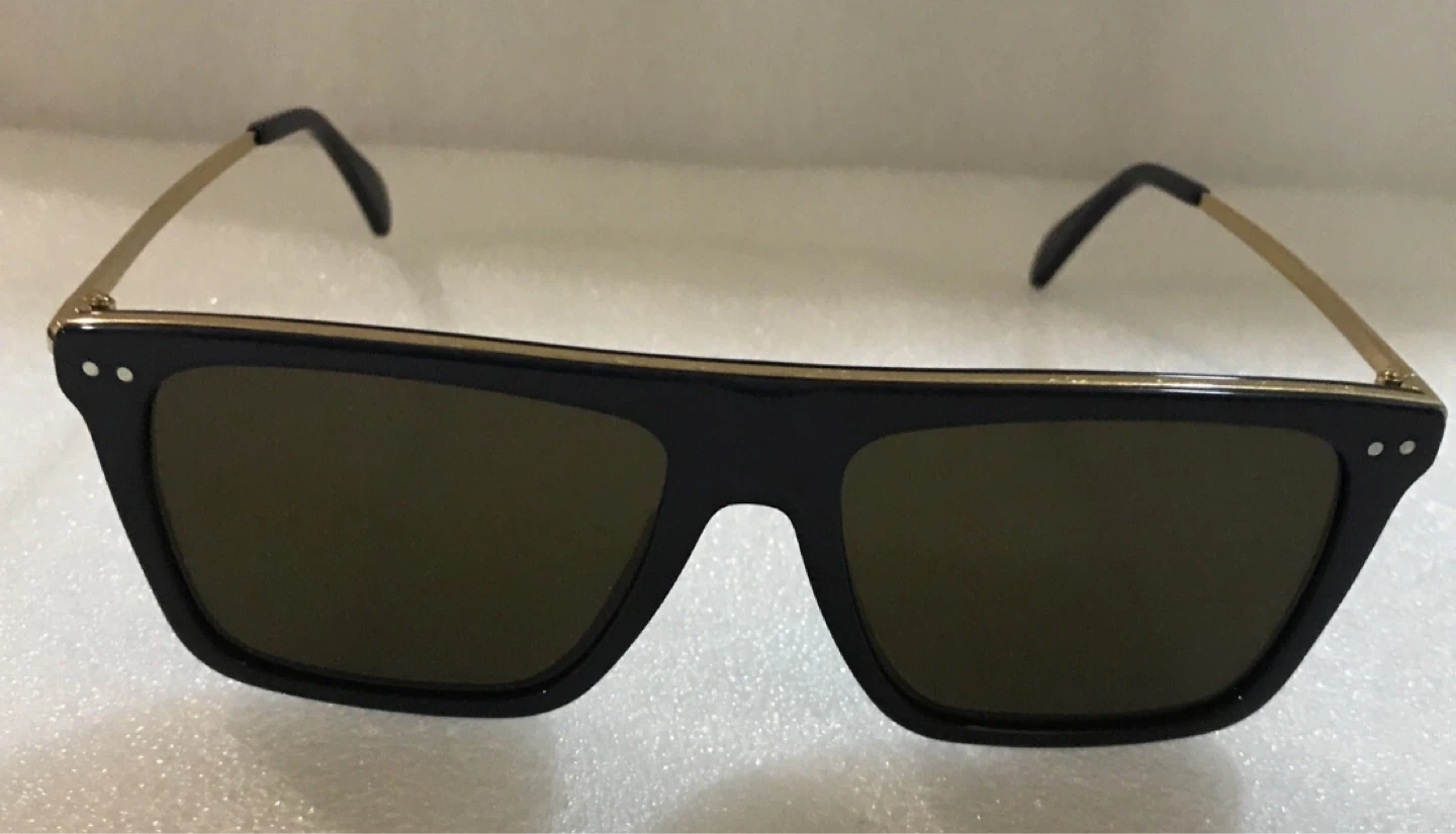 Celine CL 400151 Blue Gold Woman’s Sunglasses New Without Tags