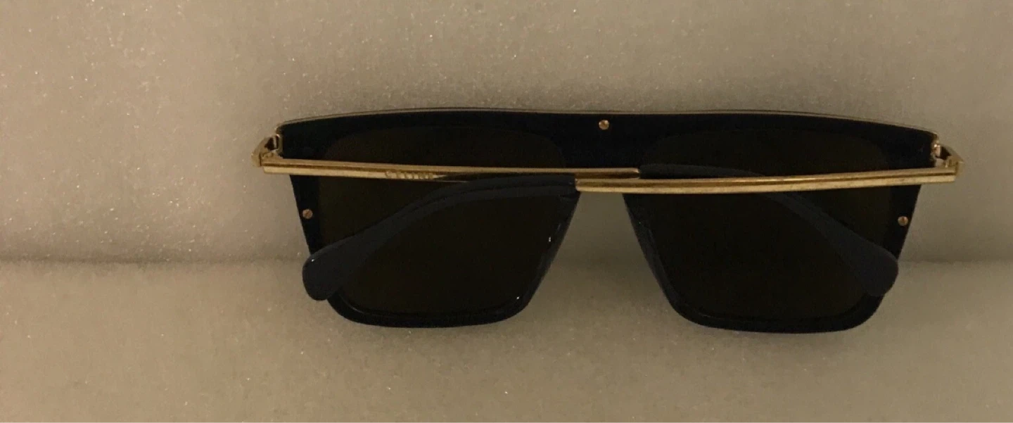 Celine CL 400151 Blue Gold Woman’s Sunglasses New Without Tags - photo 3