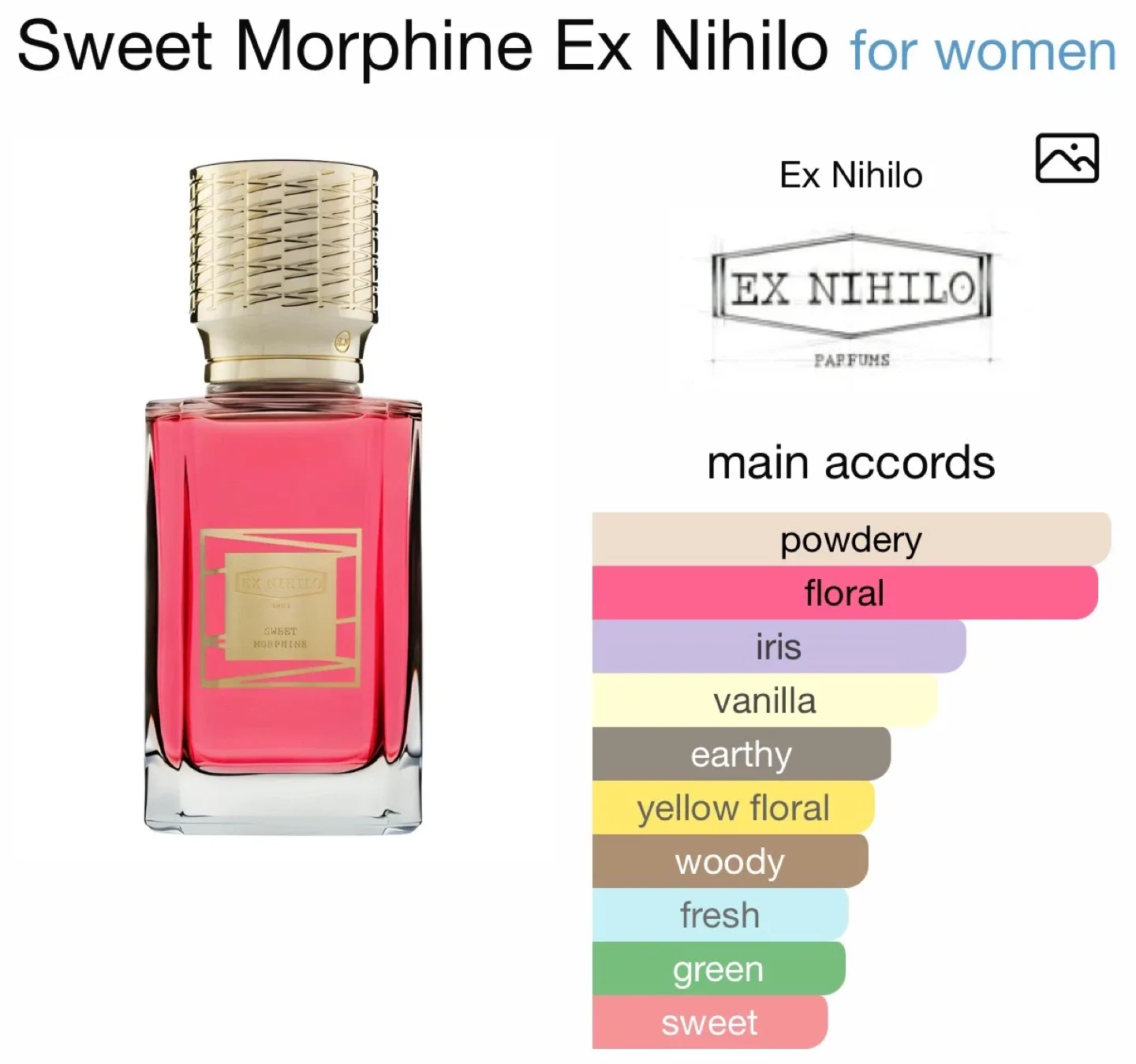 Ex Nihilo Sweet Morphine Eau de Parfum 100ml - NEW image indicator(3)