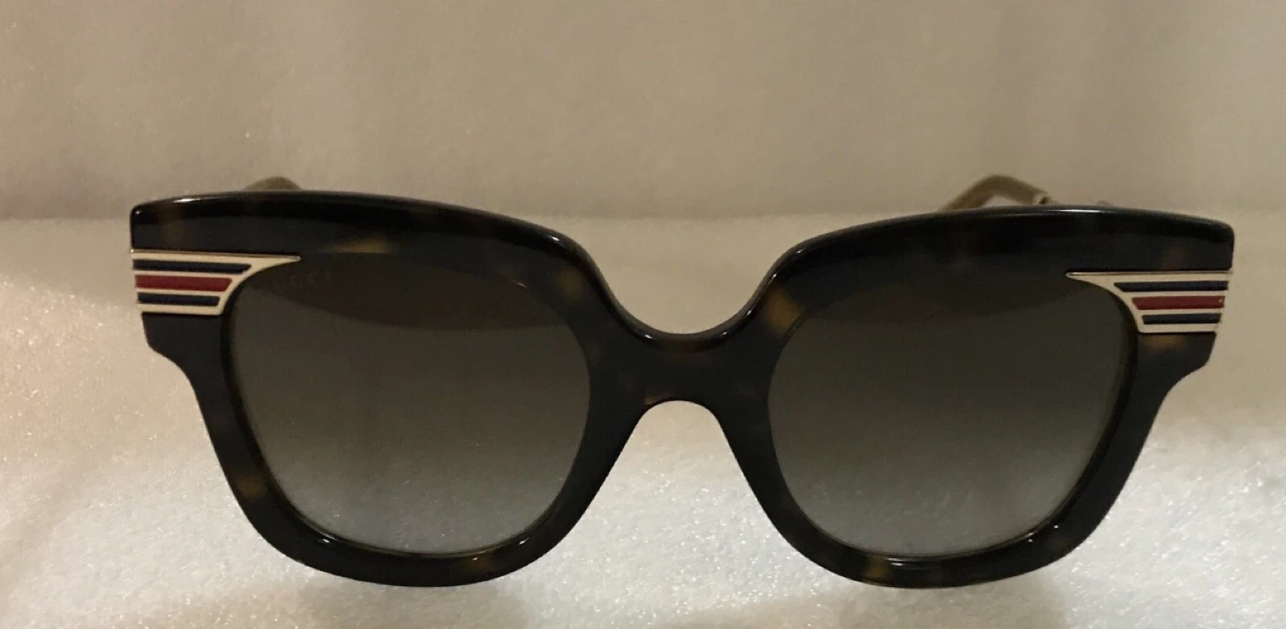 Gucci GG0281S 002 Havana Gold Sunglasses New Without Tags