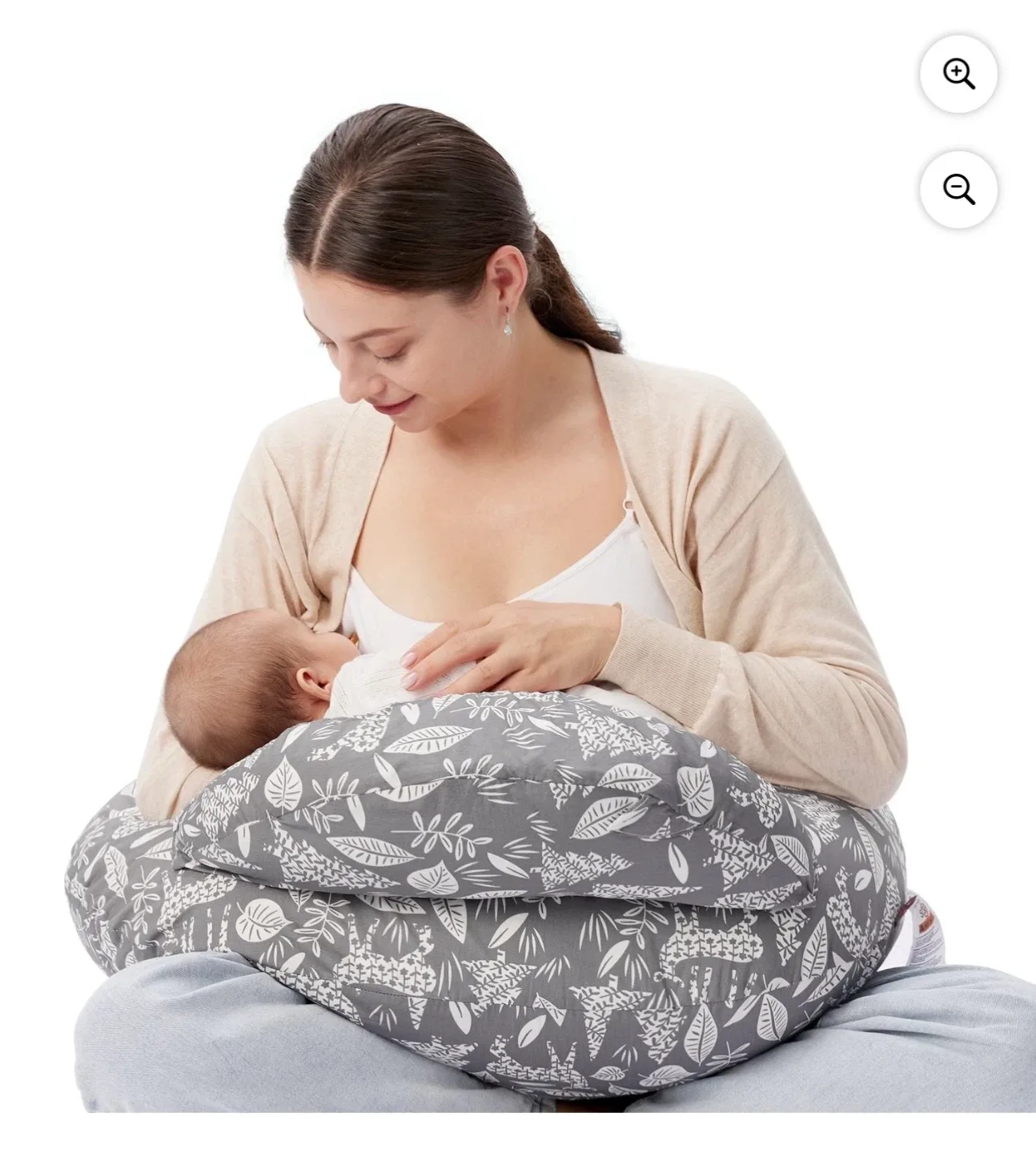 NEW Momcozy Nursing Pillow - Ergonomic Breastfeeding Pillow image indicator(2)