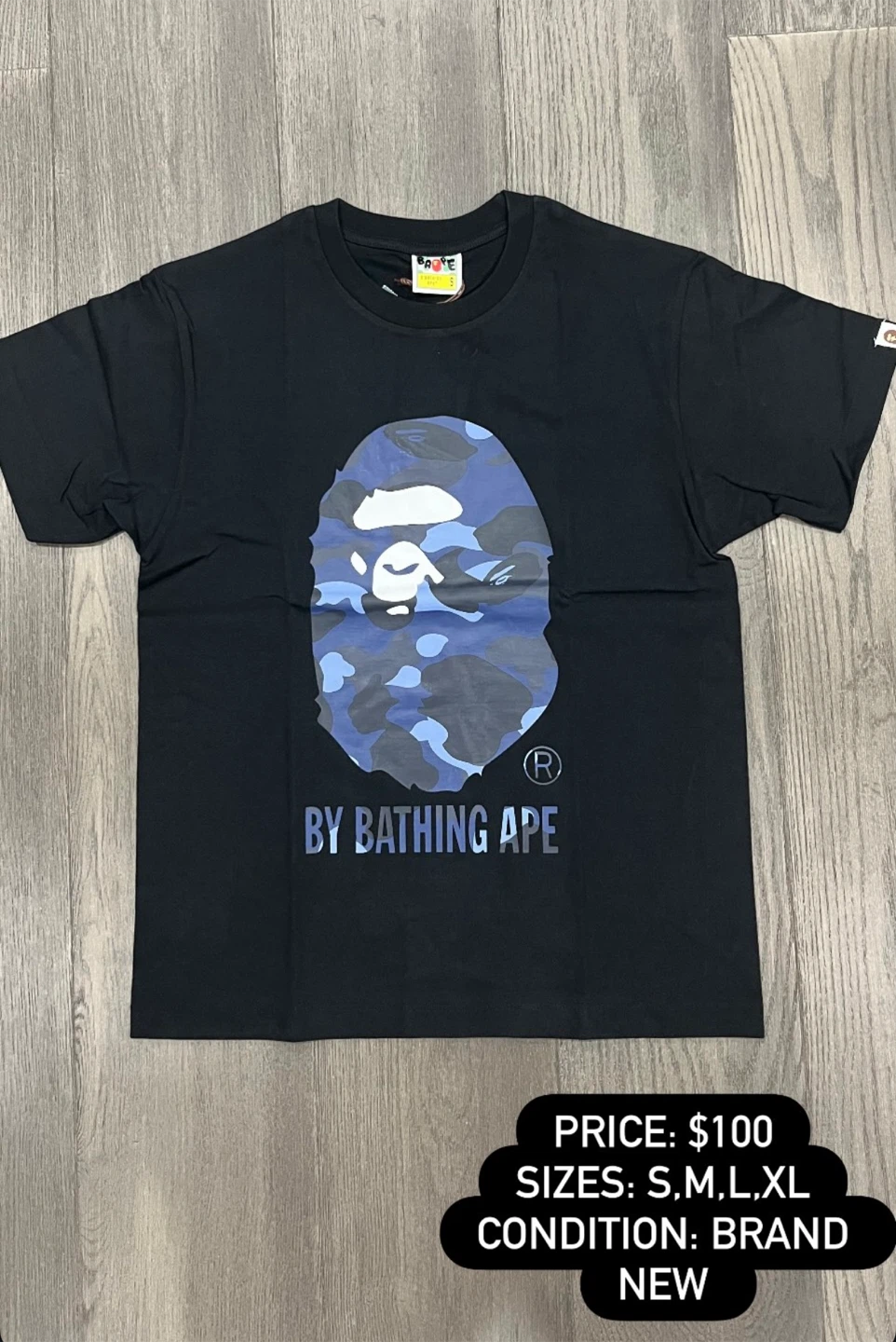 New BAPE By Bathing Ape T-Shirt (Sizes S-XL)