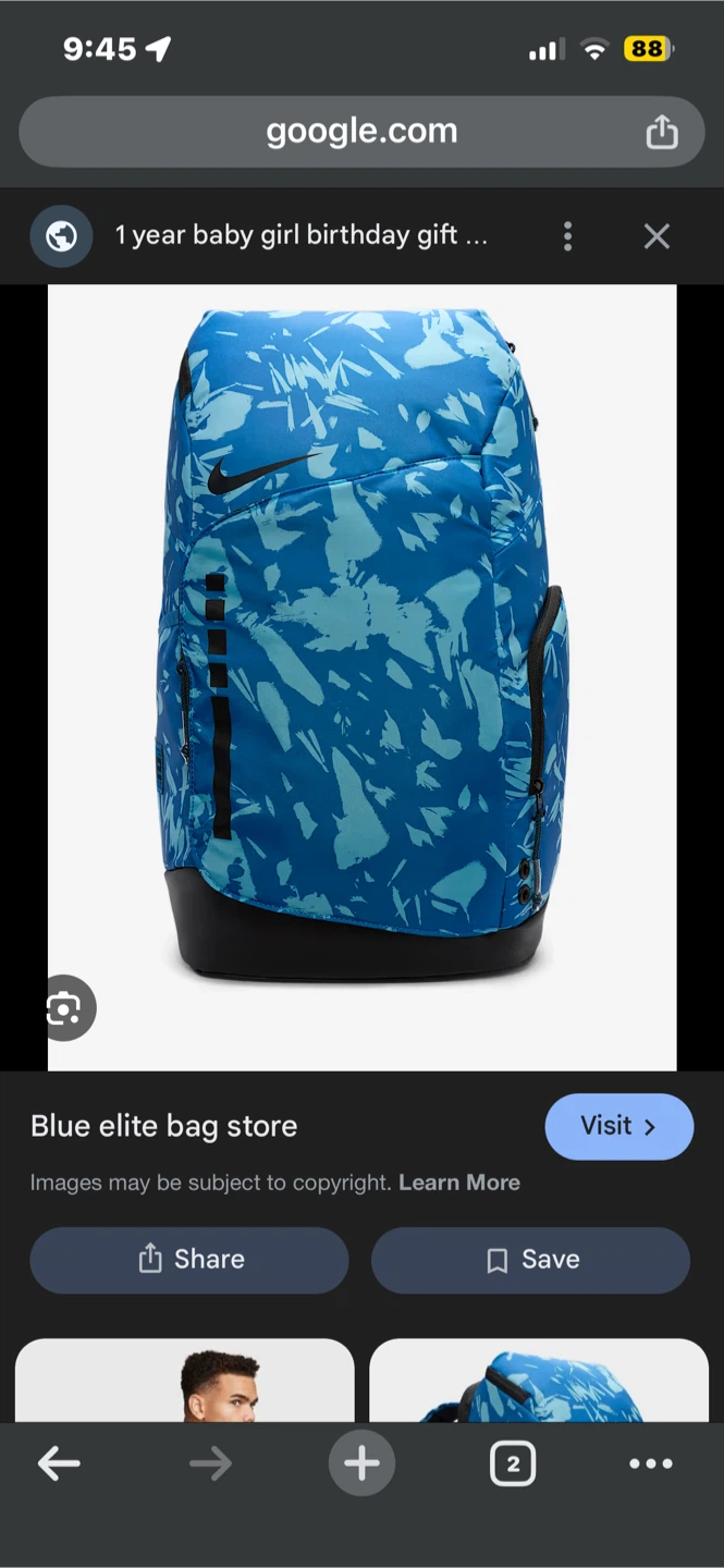 Nike elite bag blue - photo 5