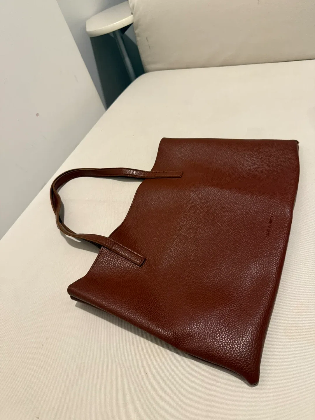 Vince Camuto Brown Leather Tote Bag image indicator(2)