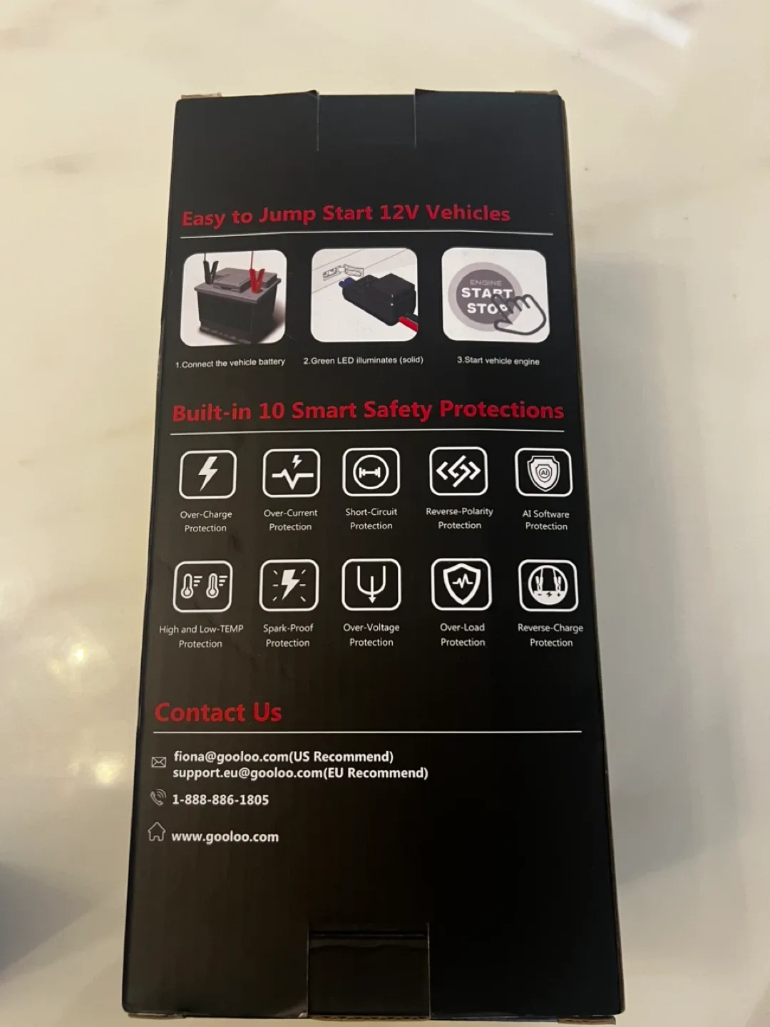 Gooloo Titan GP4000 Jump Starter - New in Box thumbnail