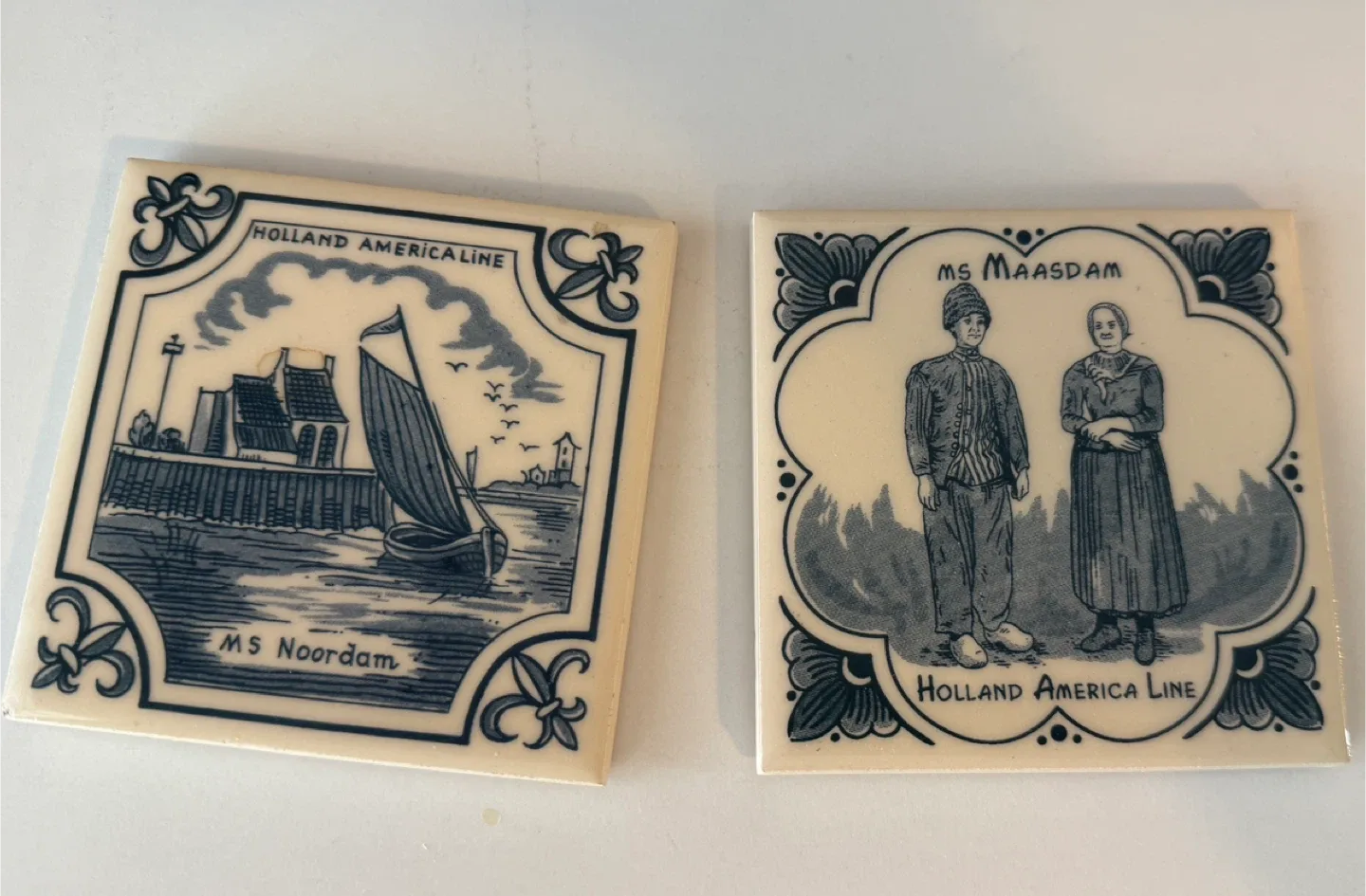 Holland America Line Decorative Tiles Coasters thumbnail