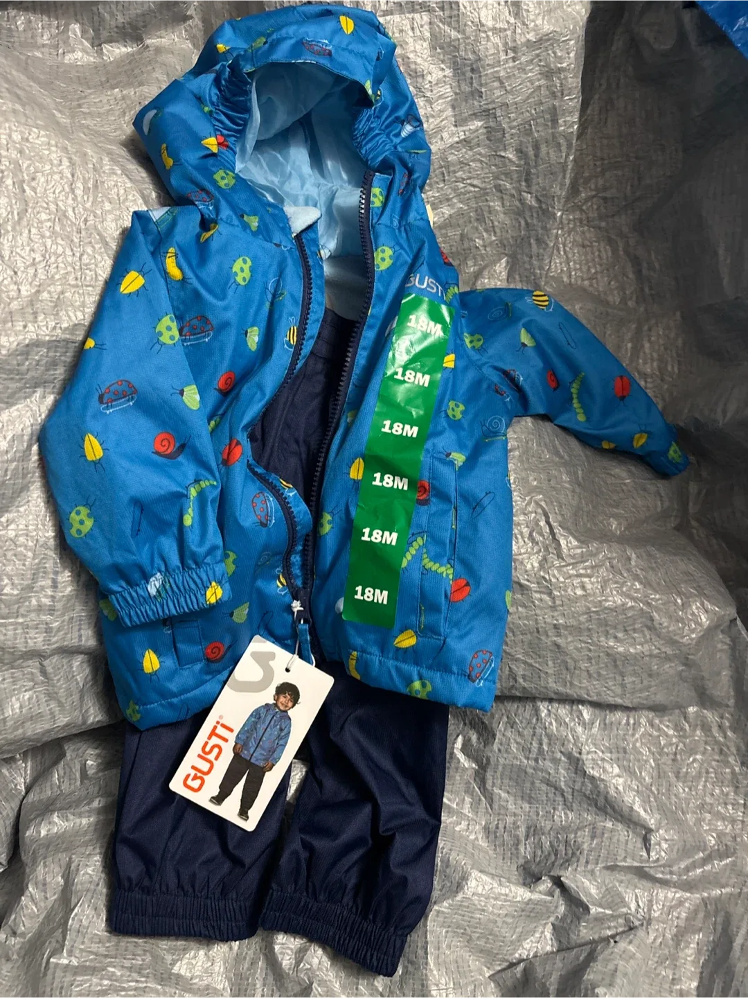 New Gusti 18M Rain Jacket & Pants Set thumbnail
