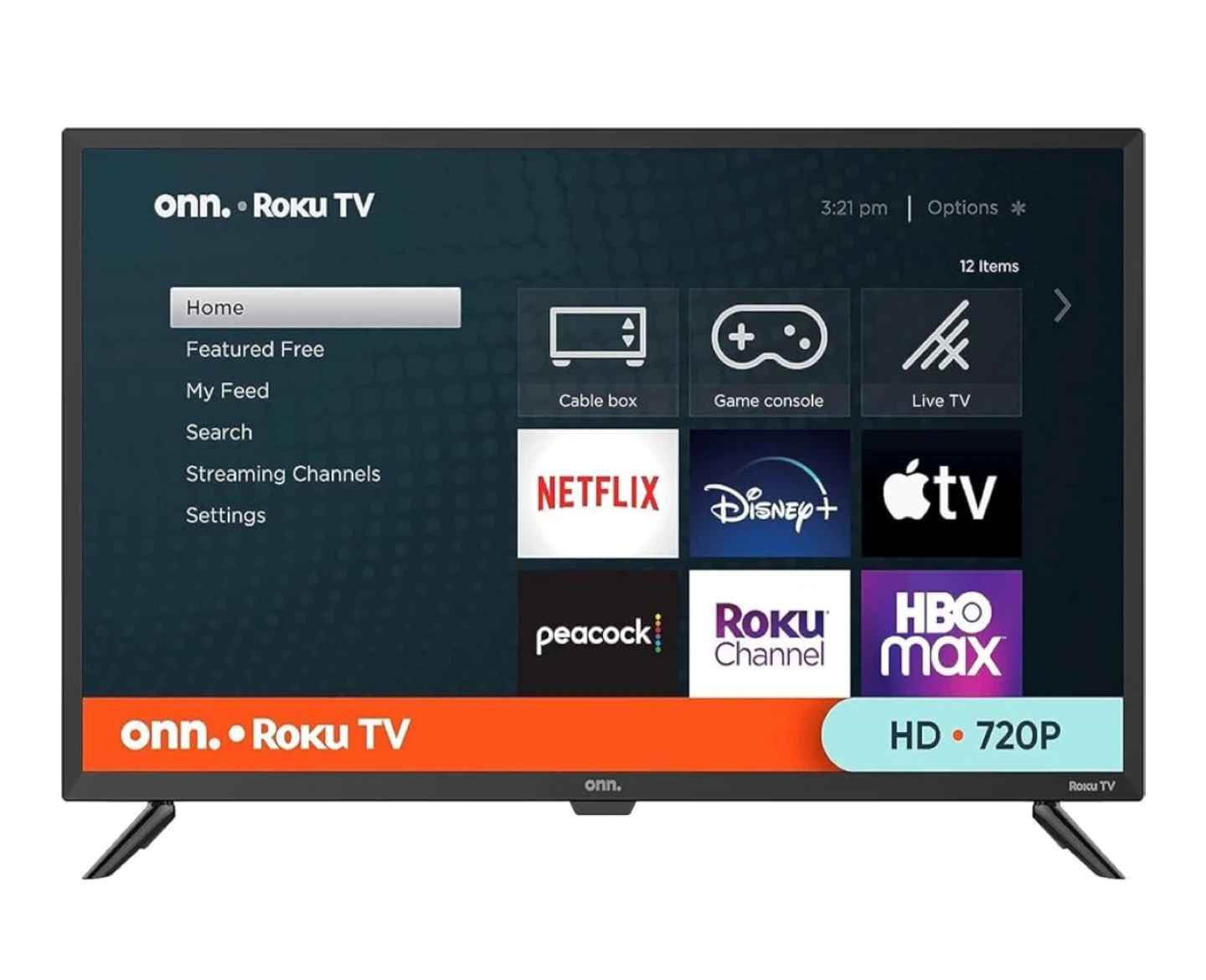 onn. Roku TV HD 720P