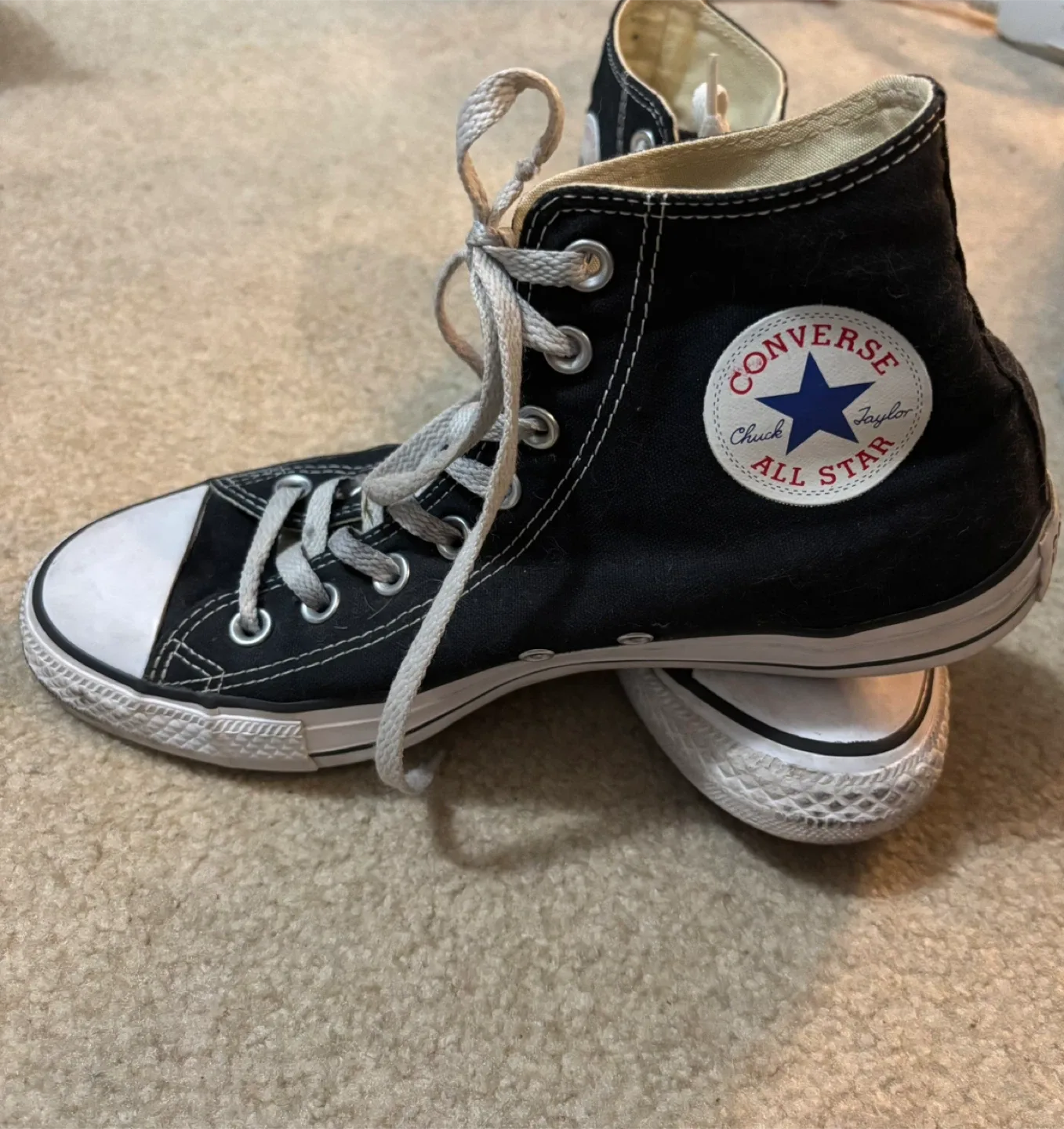 Converse All Star High Top - Black - Men's 8/Women's 10 thumbnail