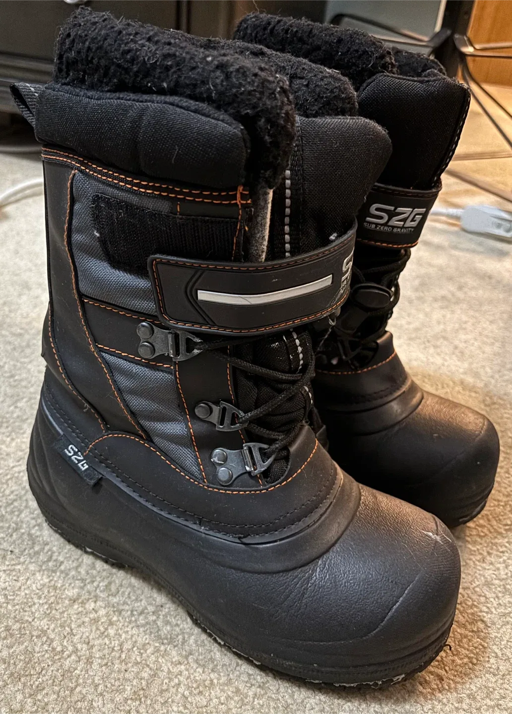 SZG Sub Zero Gravity Black Winter Boots - Size 4 image indicator(2)