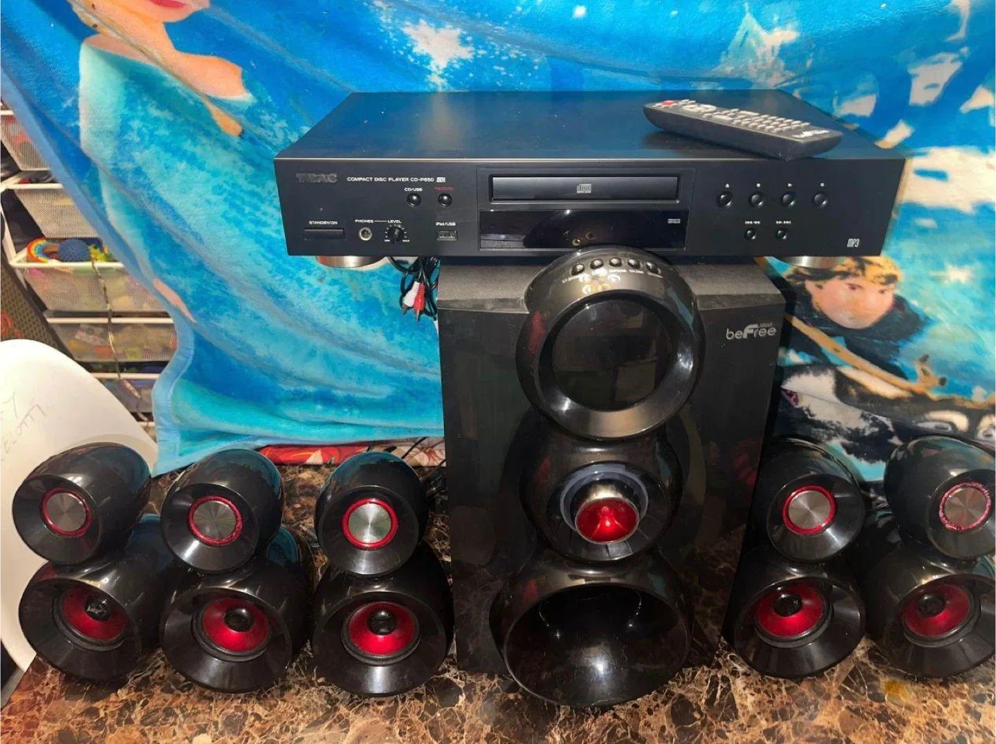 Teac CD-P880 CD Player & beFree Sound System image indicator(3)