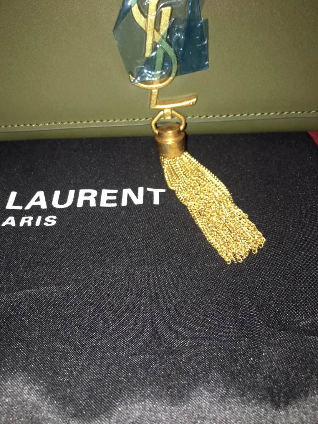 Saint Laurent Paris Olive Green Handbag image indicator(2)