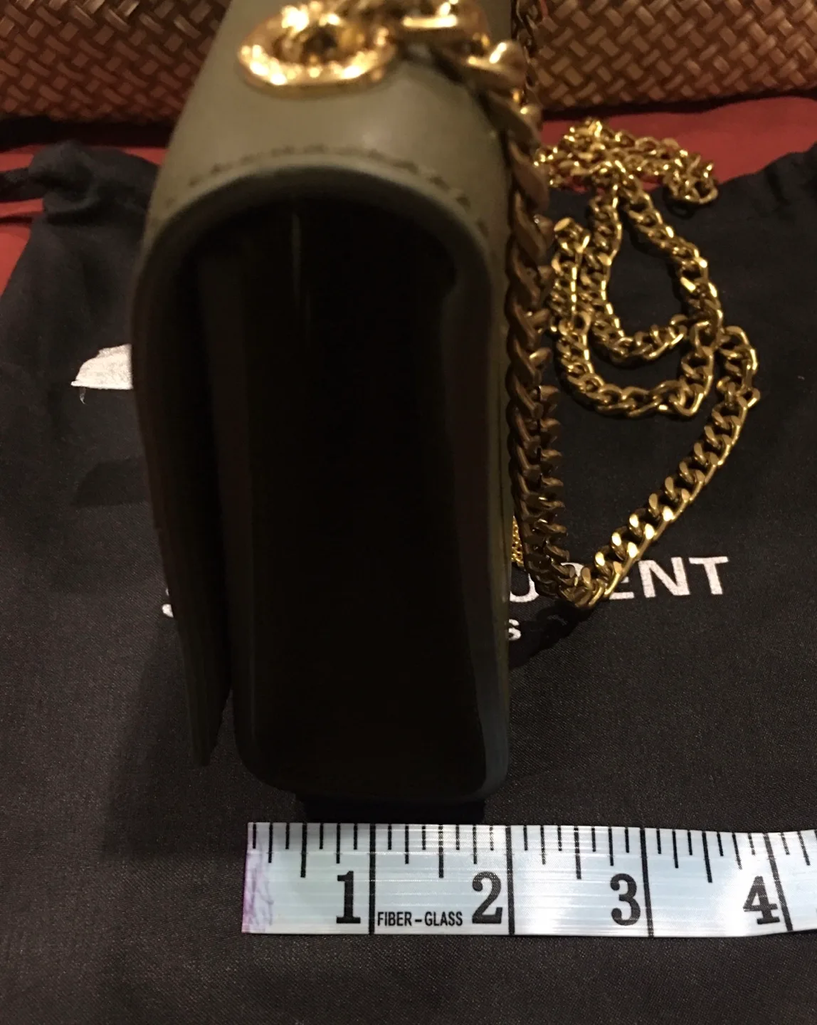 Saint Laurent Paris Olive Green Handbag image indicator(9)